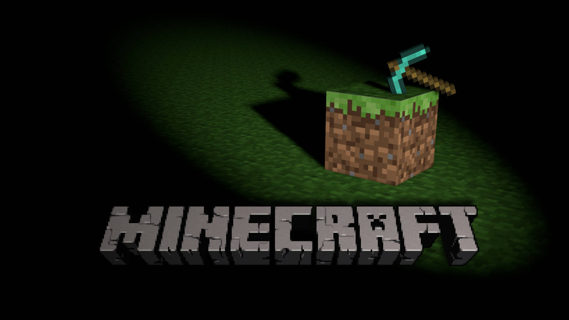 Rìu Xanh Chôn Vùi Minecraft Ngầu Hình nền