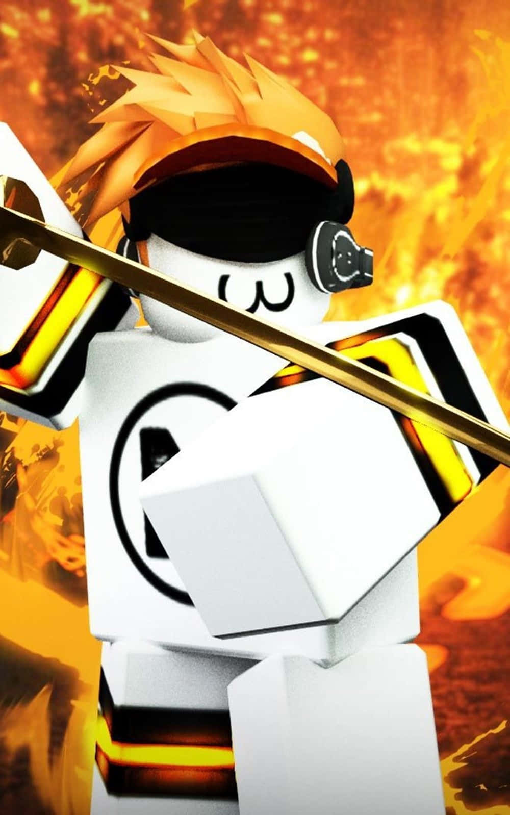 Roblox iPhone nhân vật ninja lửa Hình nền