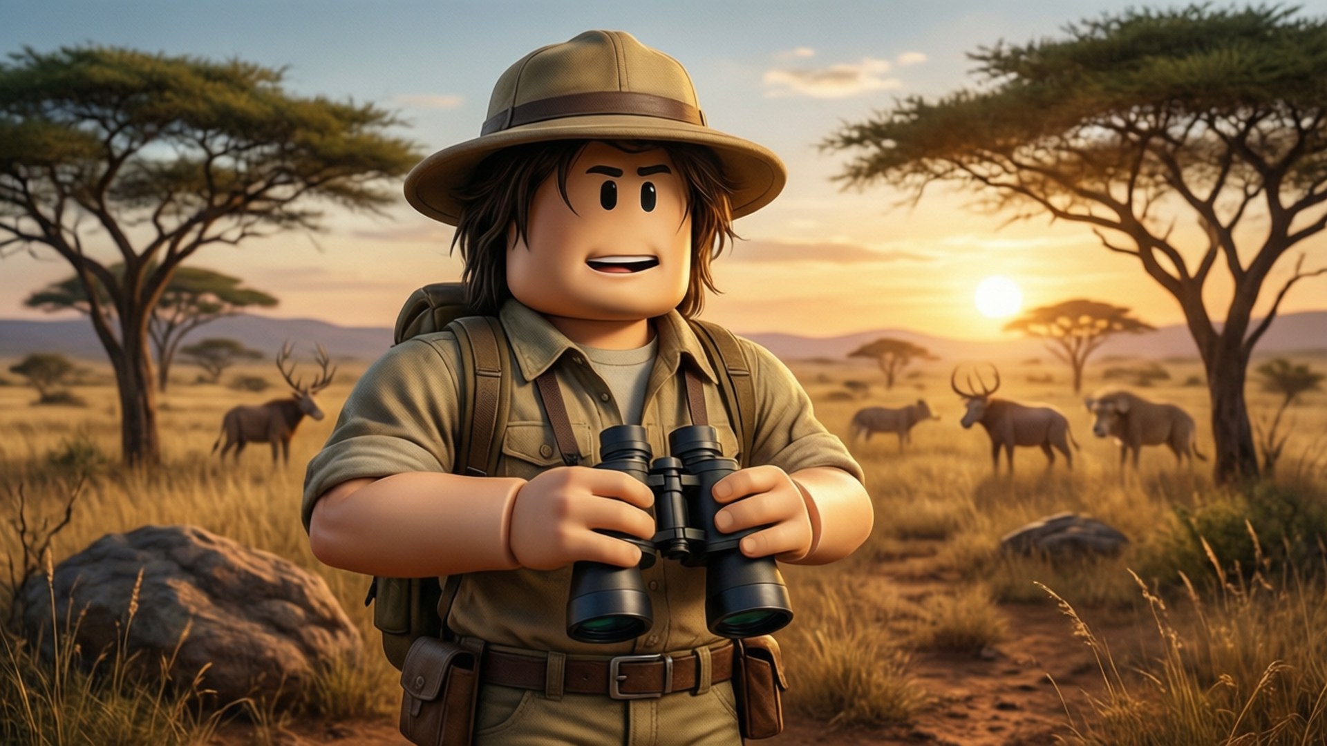 Roblox Phiêu Lưu Safari Hình nền