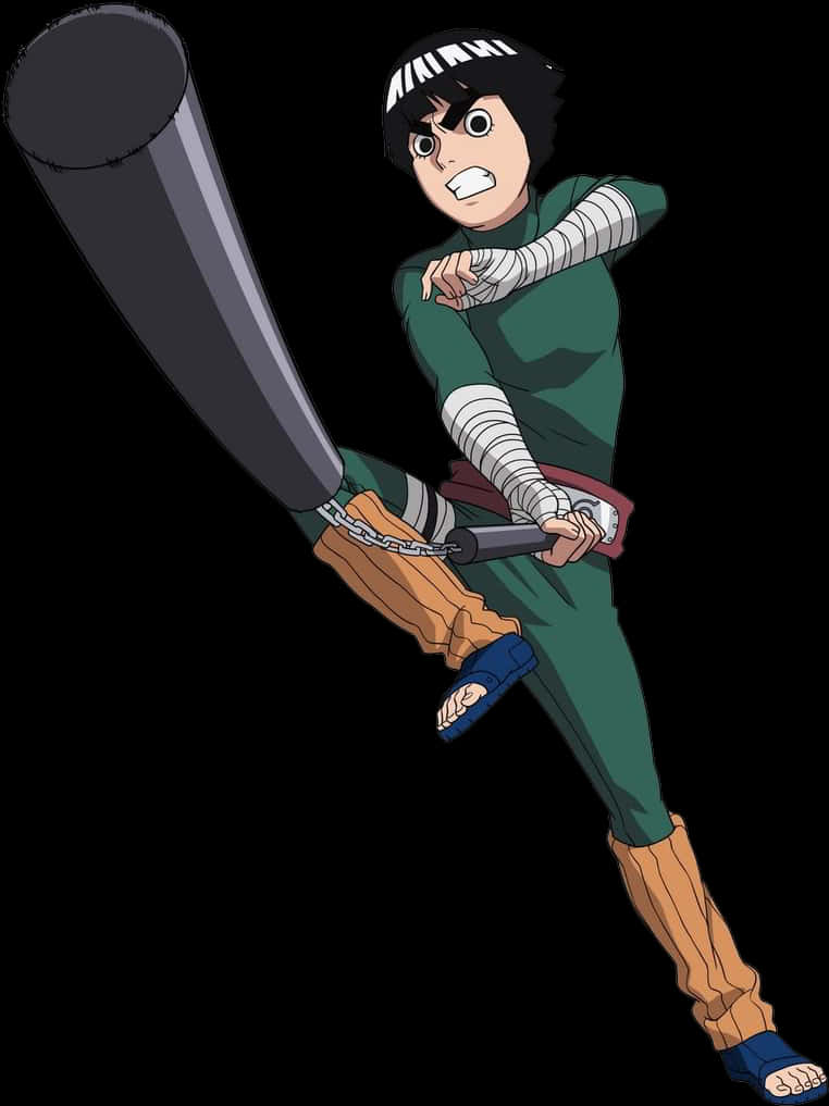 Rock Lee Với Vũ Khí Hình nền