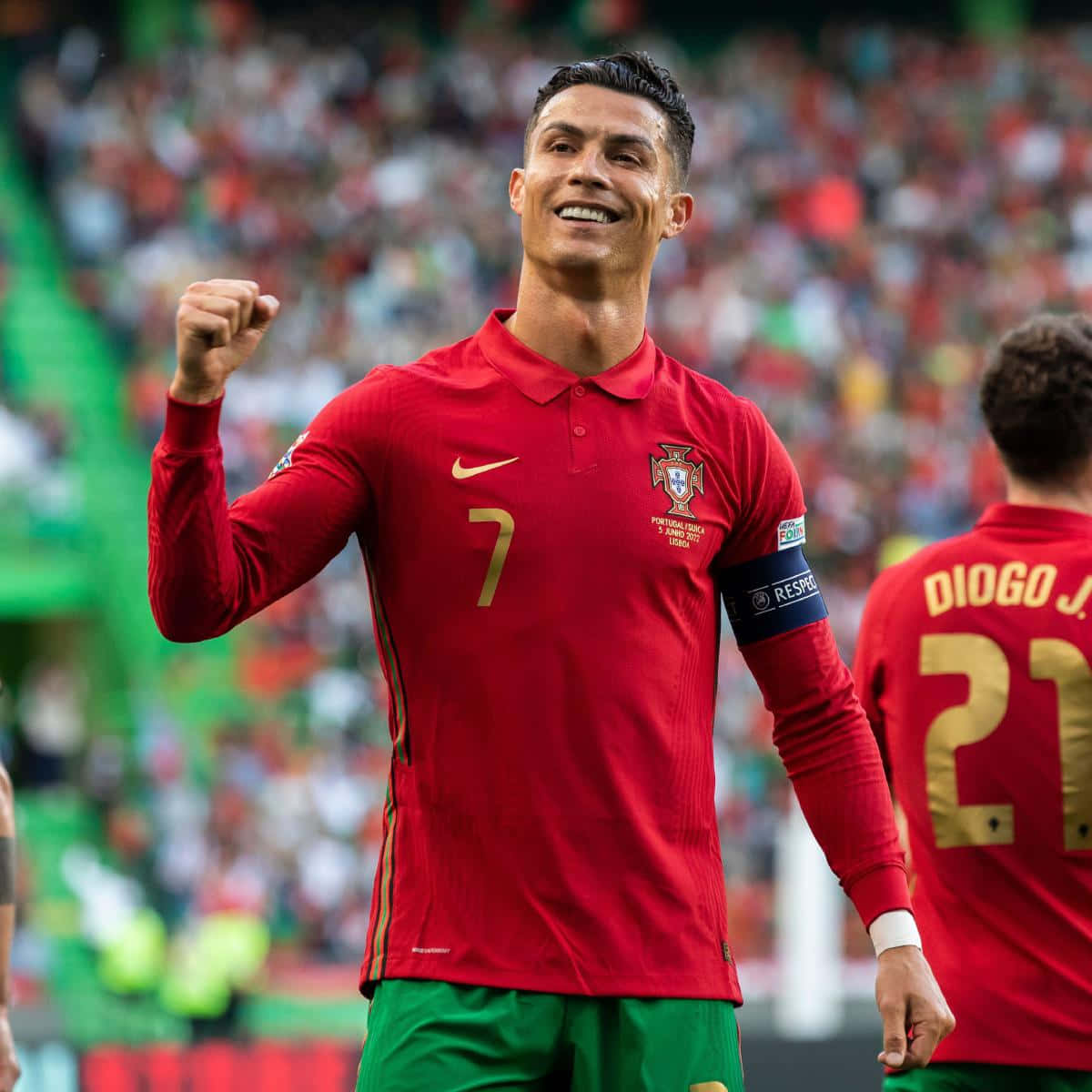 Ronaldo trong ánh đèn sân khấu Hình nền
