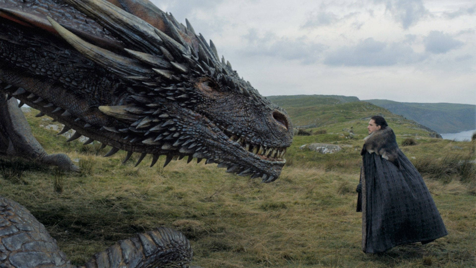 Rồng và Jon Snow Game of Thrones Hình nền