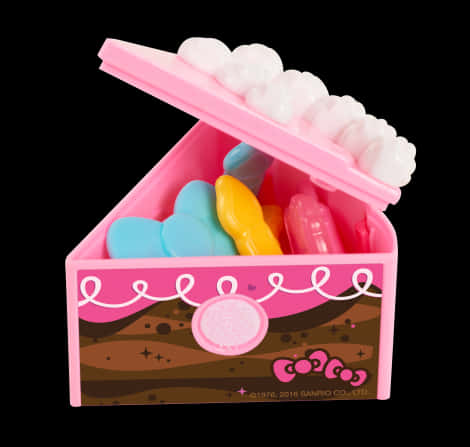 Rương đồ chơi chủ đề Hello Kitty Hình nền