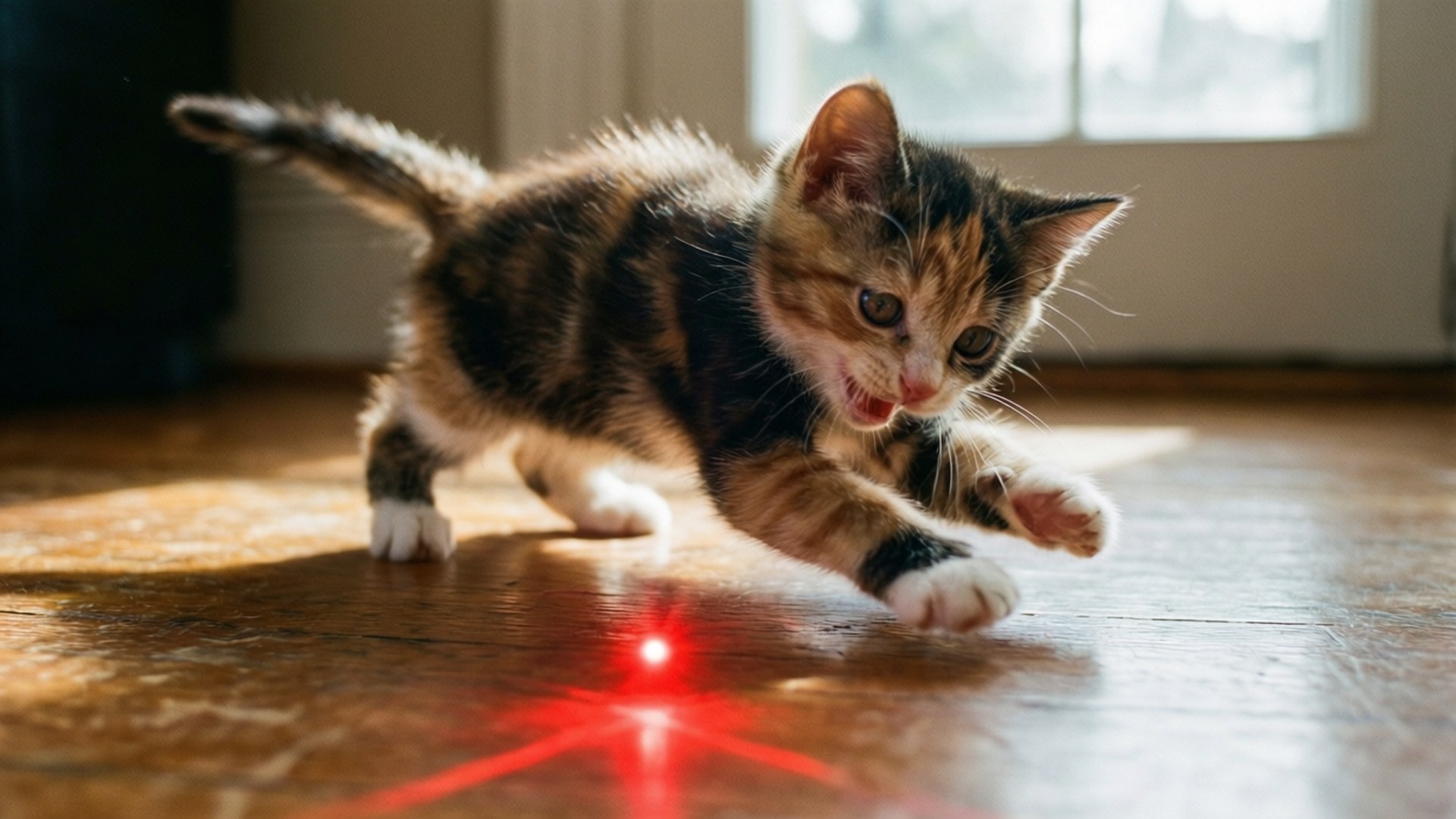 Rượt Đuổi Tia Laser Hình nền