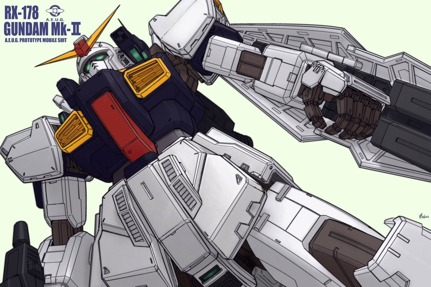 RX-178 Gundam Mobile Suit Hình nền