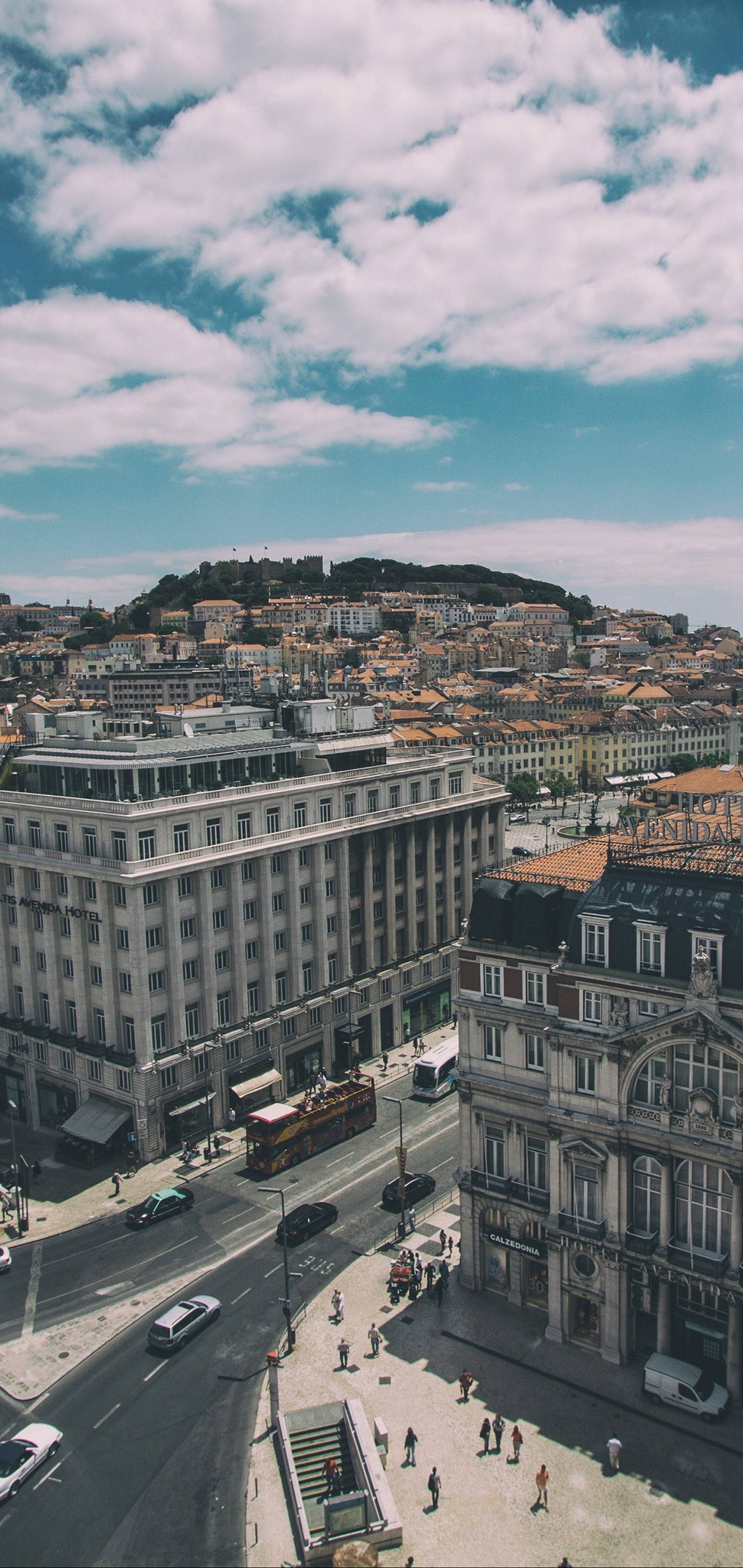 S10 Lisbon Bồ Đào Nha Các Tòa Nhà Hình nền