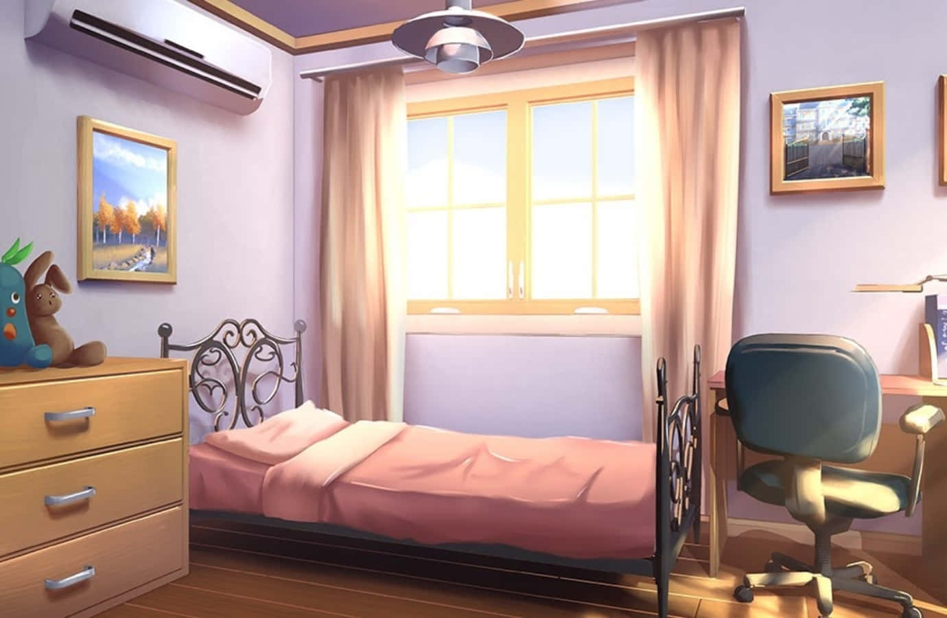Sắc Màu, Thoải Mái và Thư Giãn - Phiên Bản Phòng Anime Hình nền
