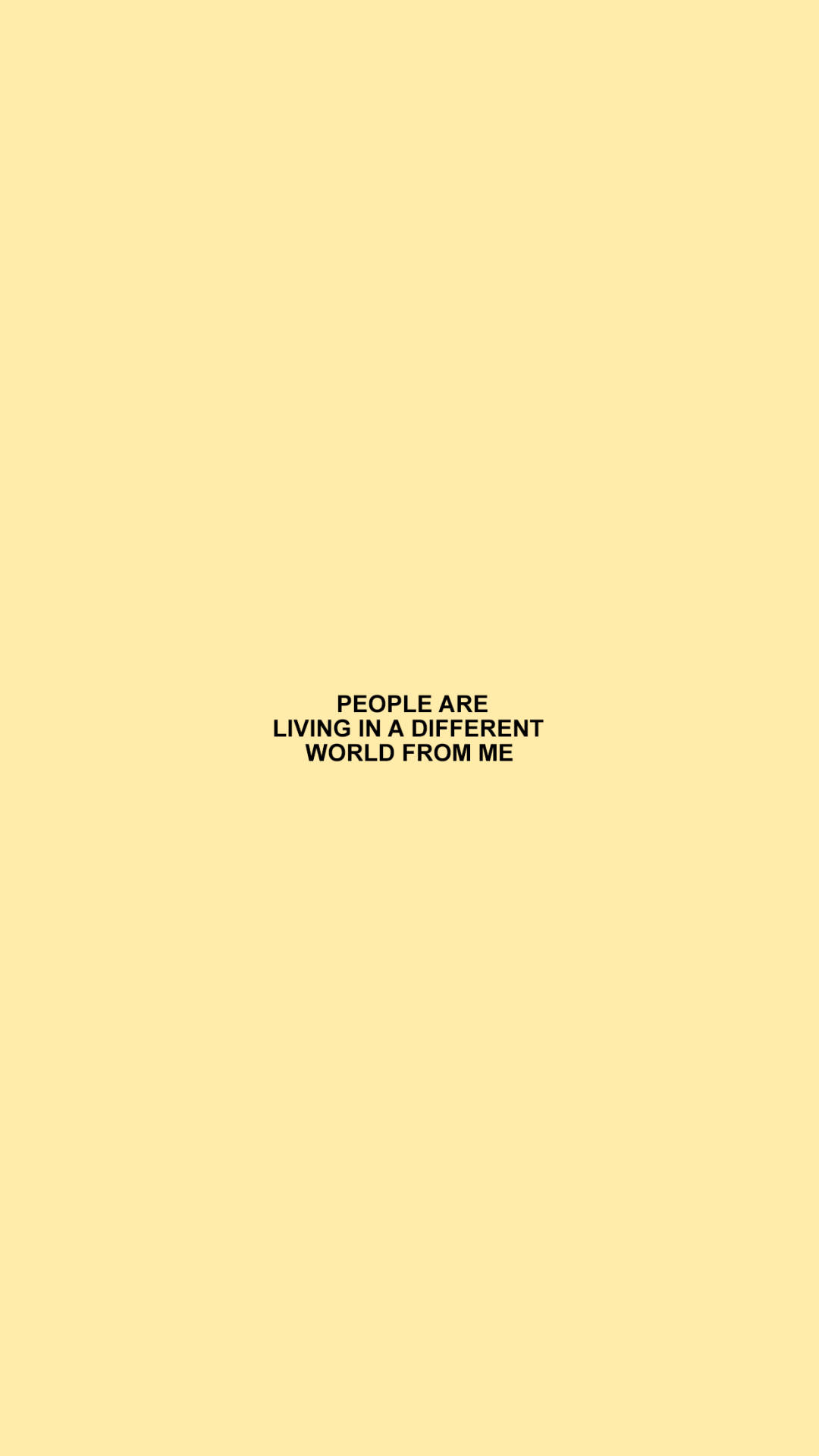 Sad Quote Pastel Vàng Aesthetic Hình nền