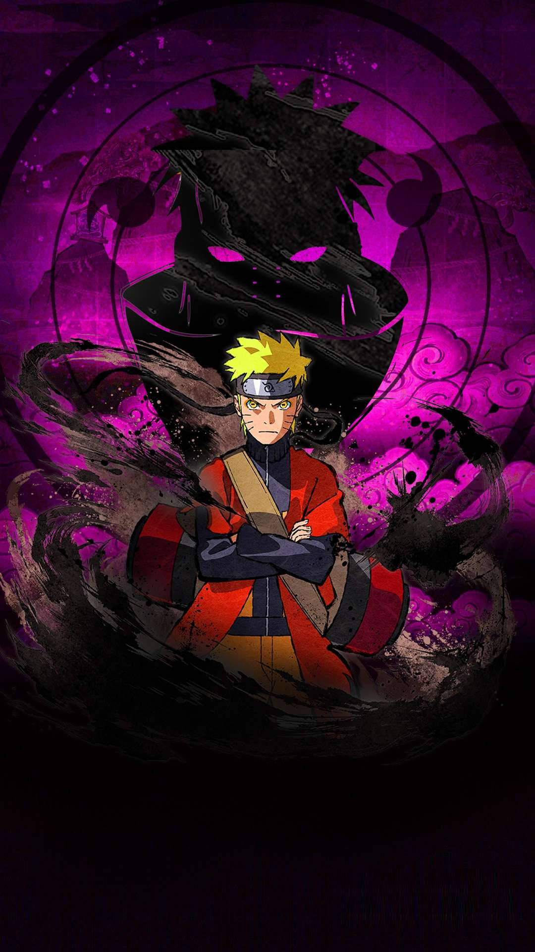 Sage Naruto và Sasuke Sharingan Hình nền