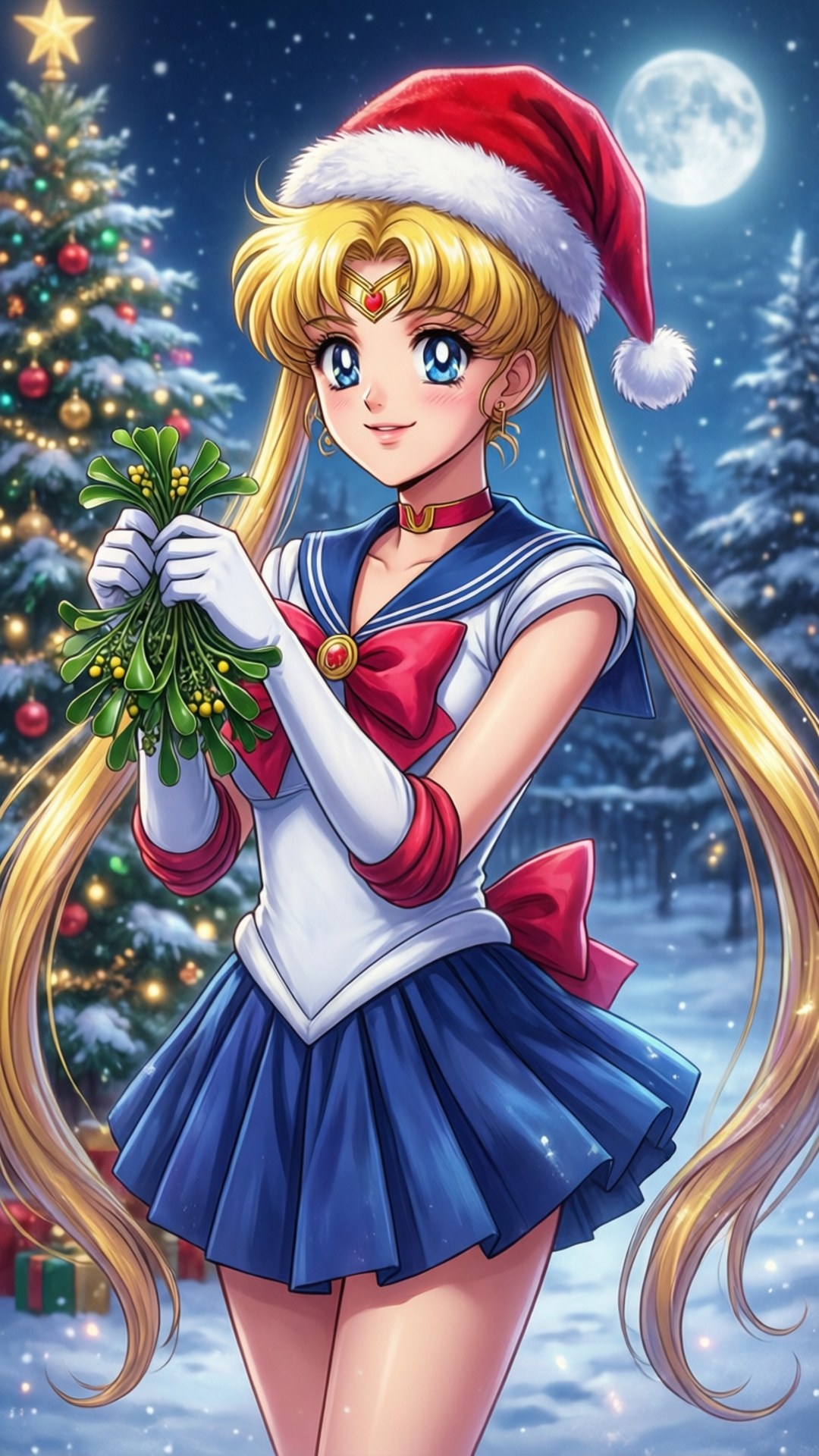 Sailor Moon Giáng Sinh Hình nền
