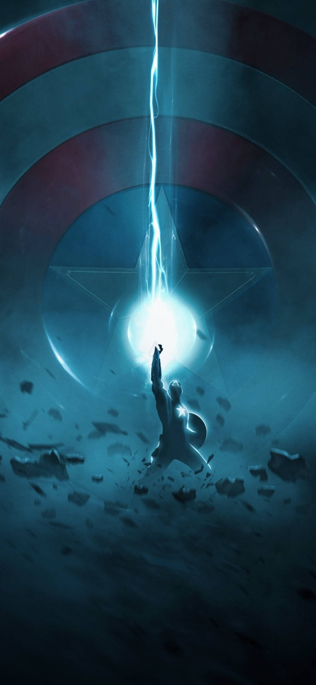 Sấm Sét Captain America iPhone Hình nền