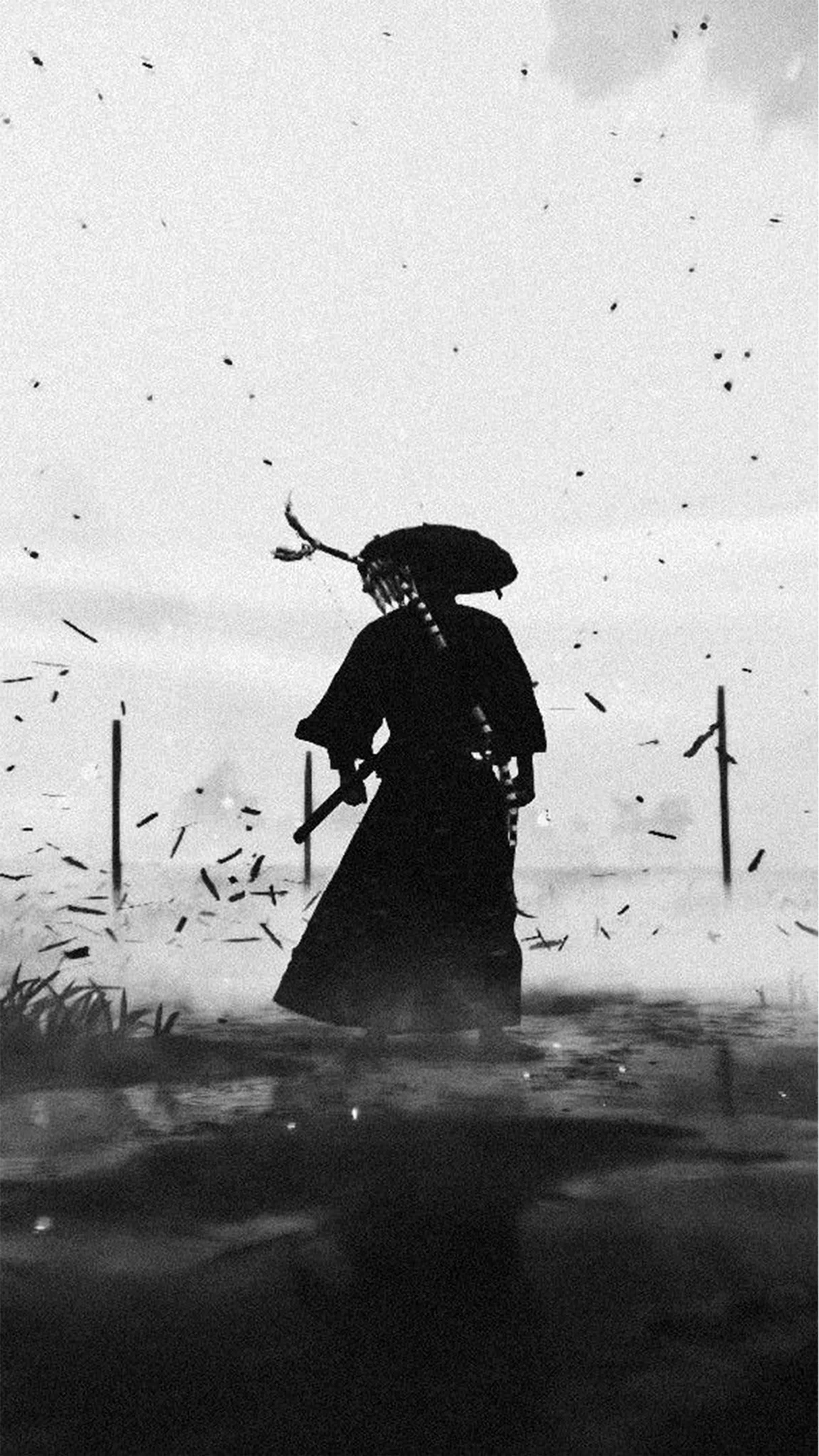 Samurai từ phía sau Hình nền