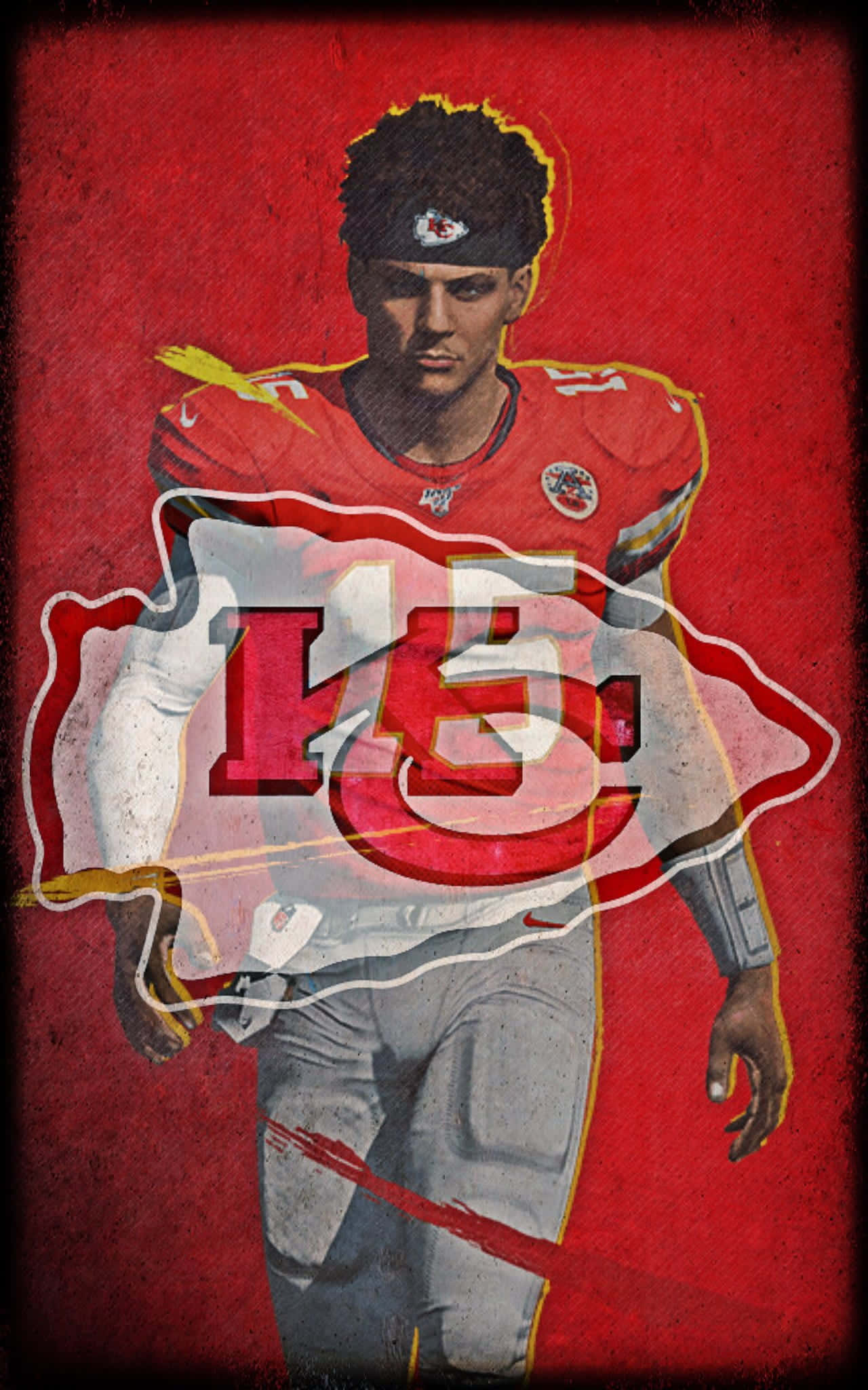 Sẵn sàng cho bóng đá Kansas City Chiefs với ốp điện thoại Chiefs tùy chỉnh Hình nền