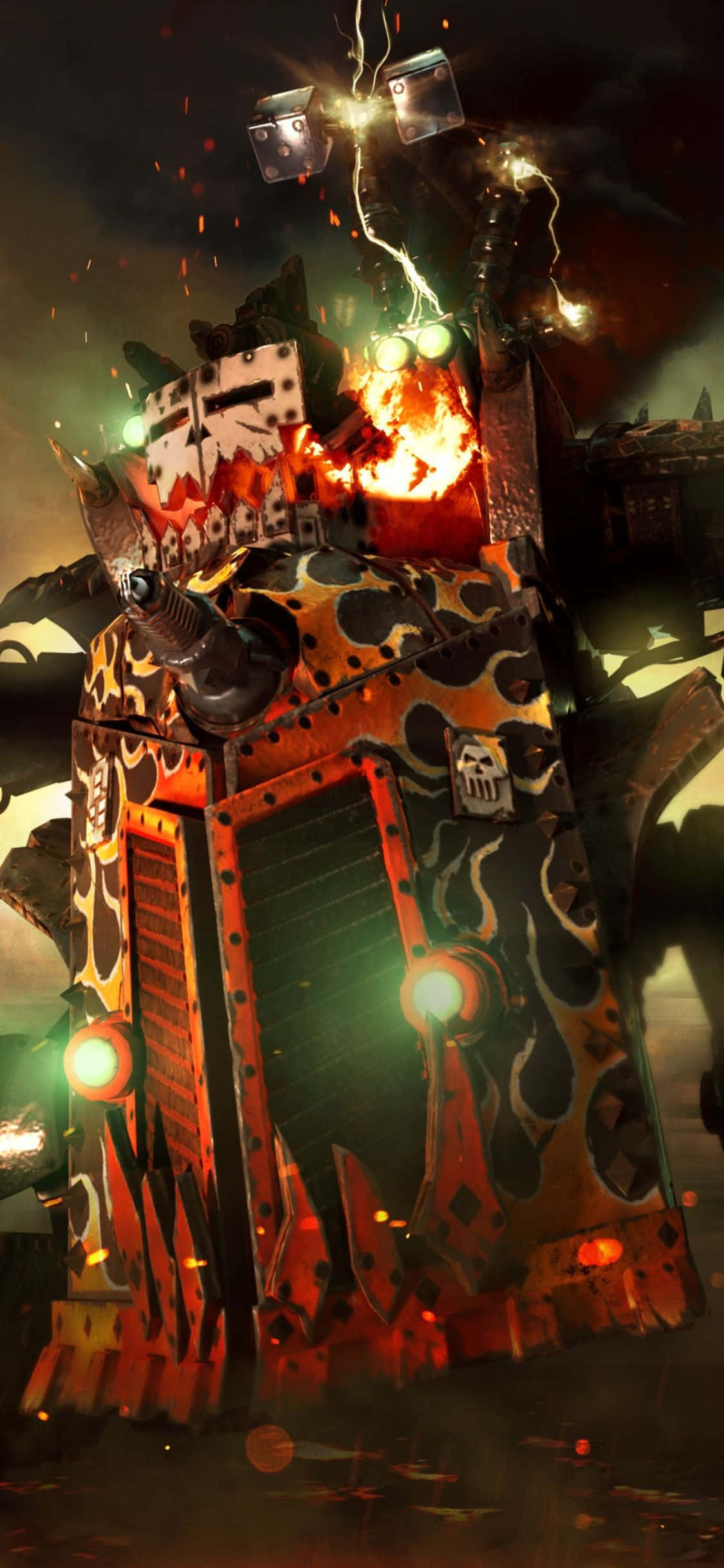 Sẵn sàng cho những trận chiến hoành tráng với iPhone Xs Dawn Of War III Hình nền