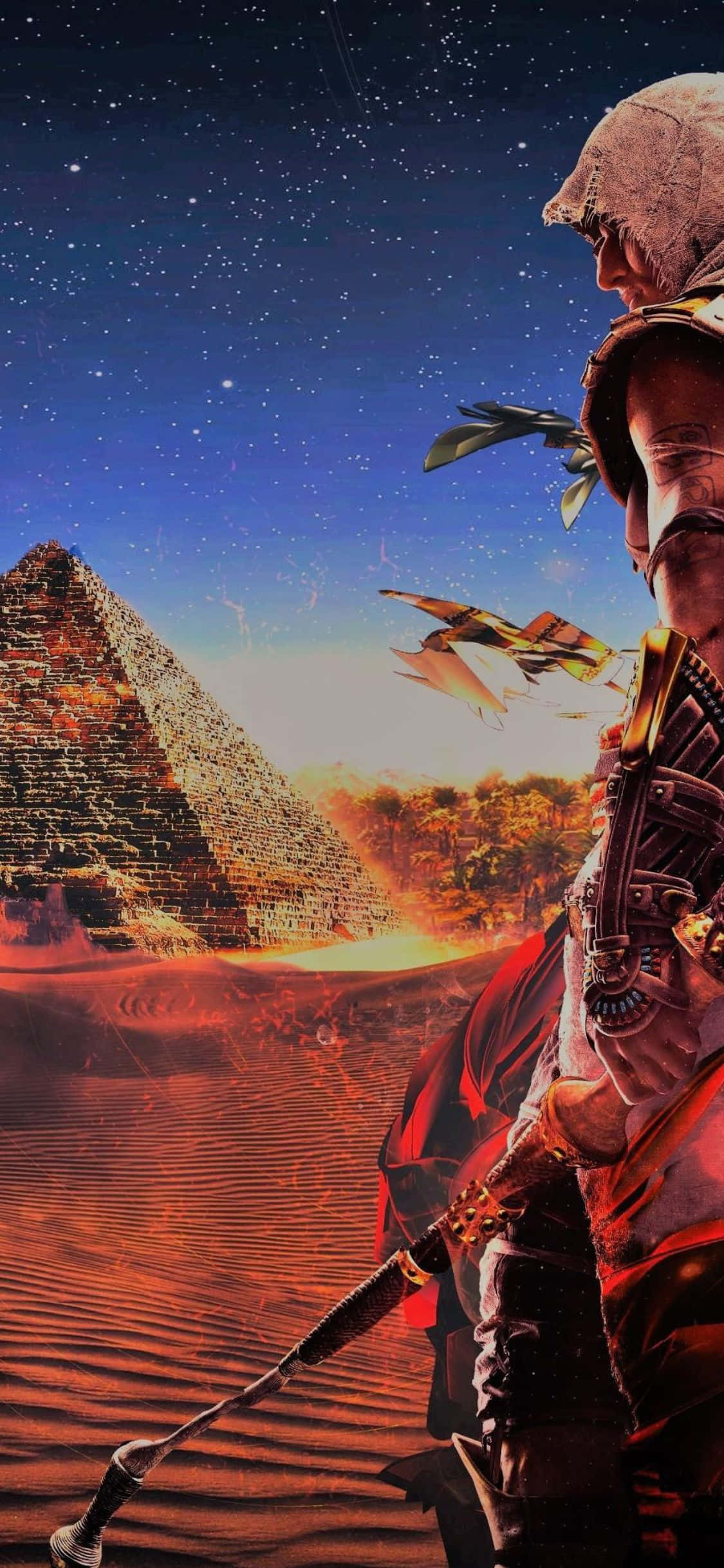 Sẵn sàng chơi Assassin's Creed Origins trên iPhone X của bạn Hình nền