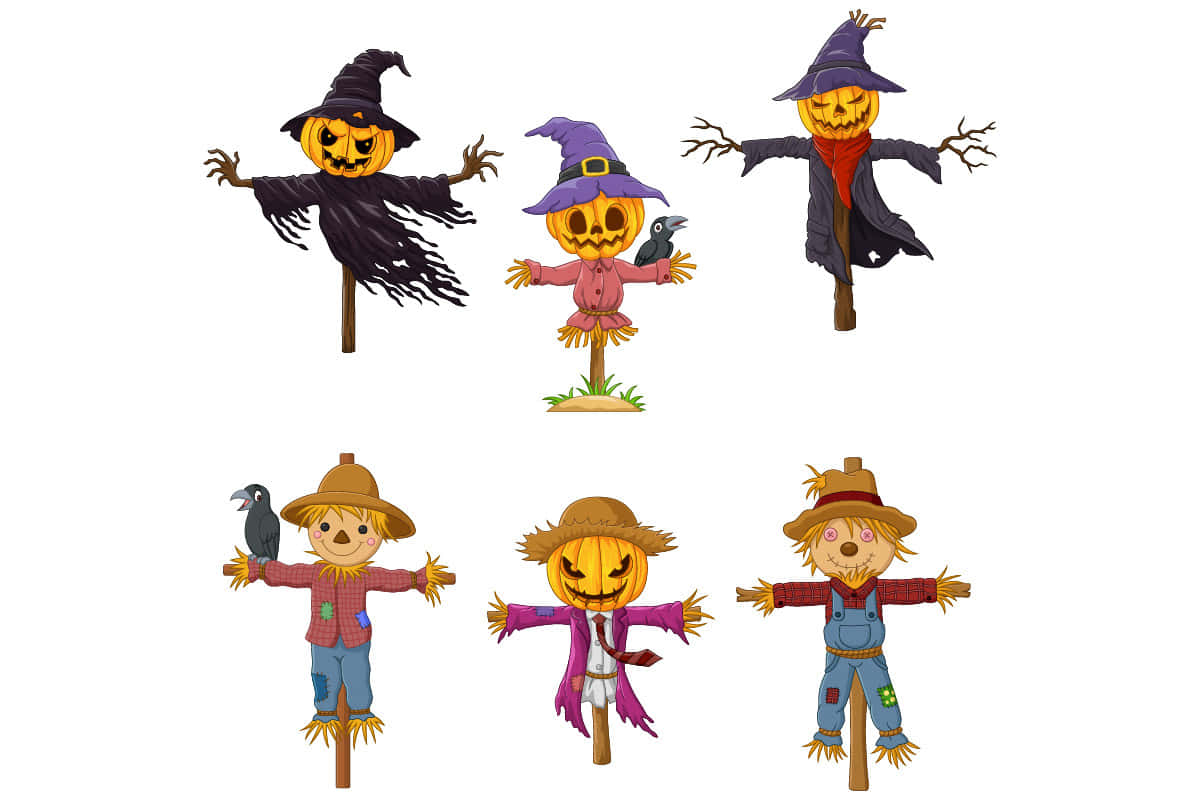 "Sẵn sàng đón Halloween ma quái với những chú quái vật hoạt hình thân thiện" Hình nền