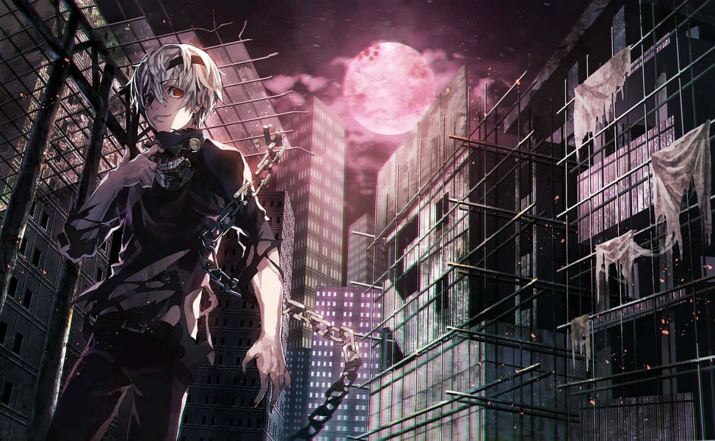 Sẵn sàng hy sinh mạng sống, Kaneki Ken trong Tokyo Ghoul Hình nền