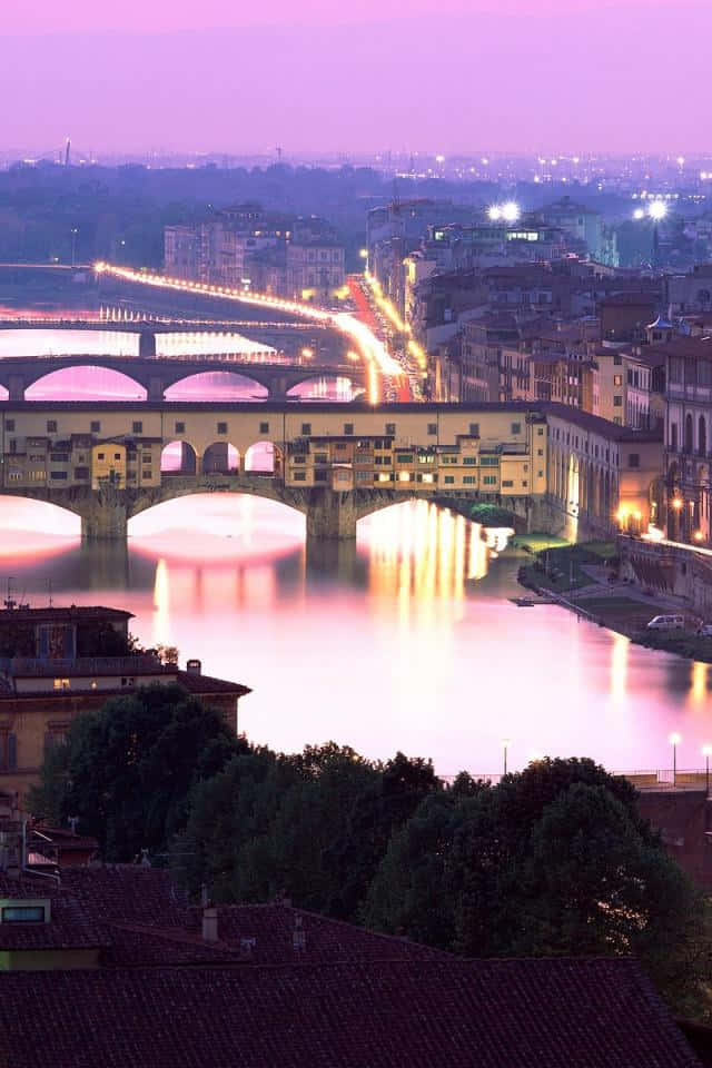 Sẵn sàng La Notte Ponte Vecchio Hình nền