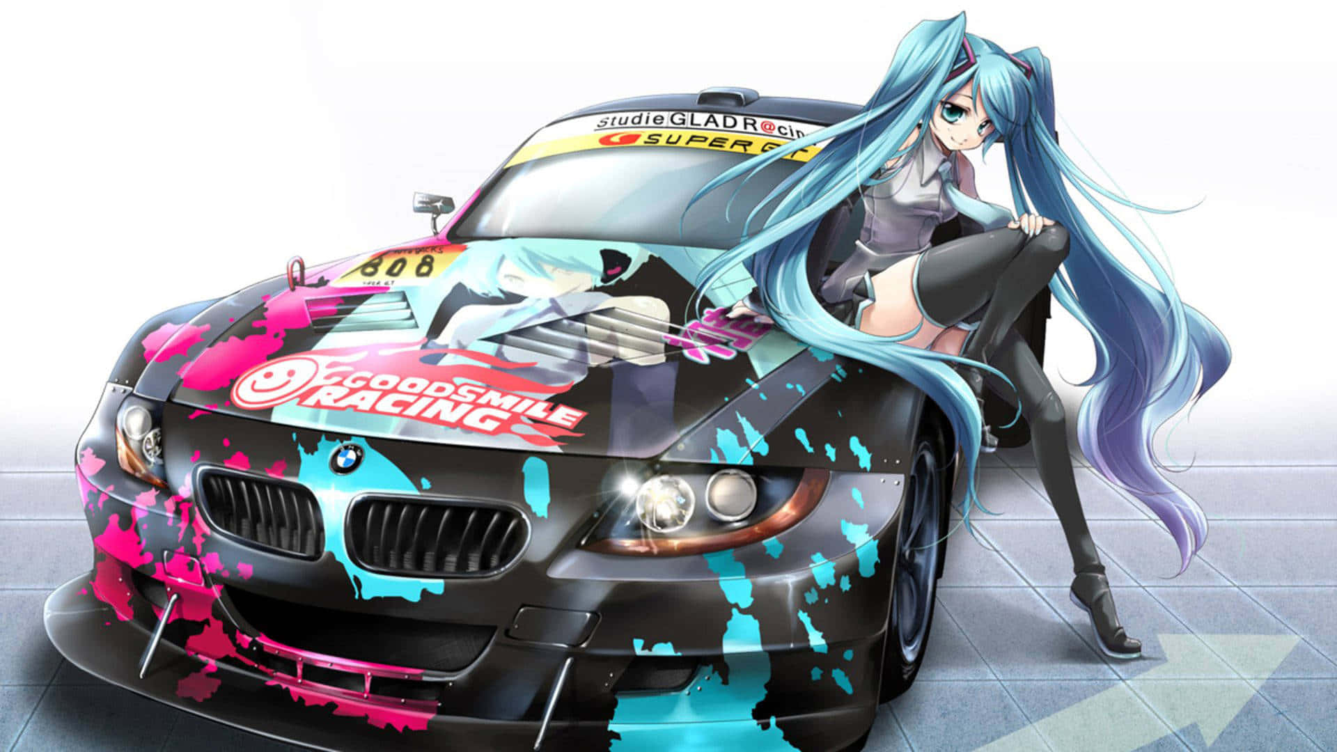 Sẵn Sàng Lên Đường Cùng Chiếc Xe Anime Huyền Thoại Hình nền