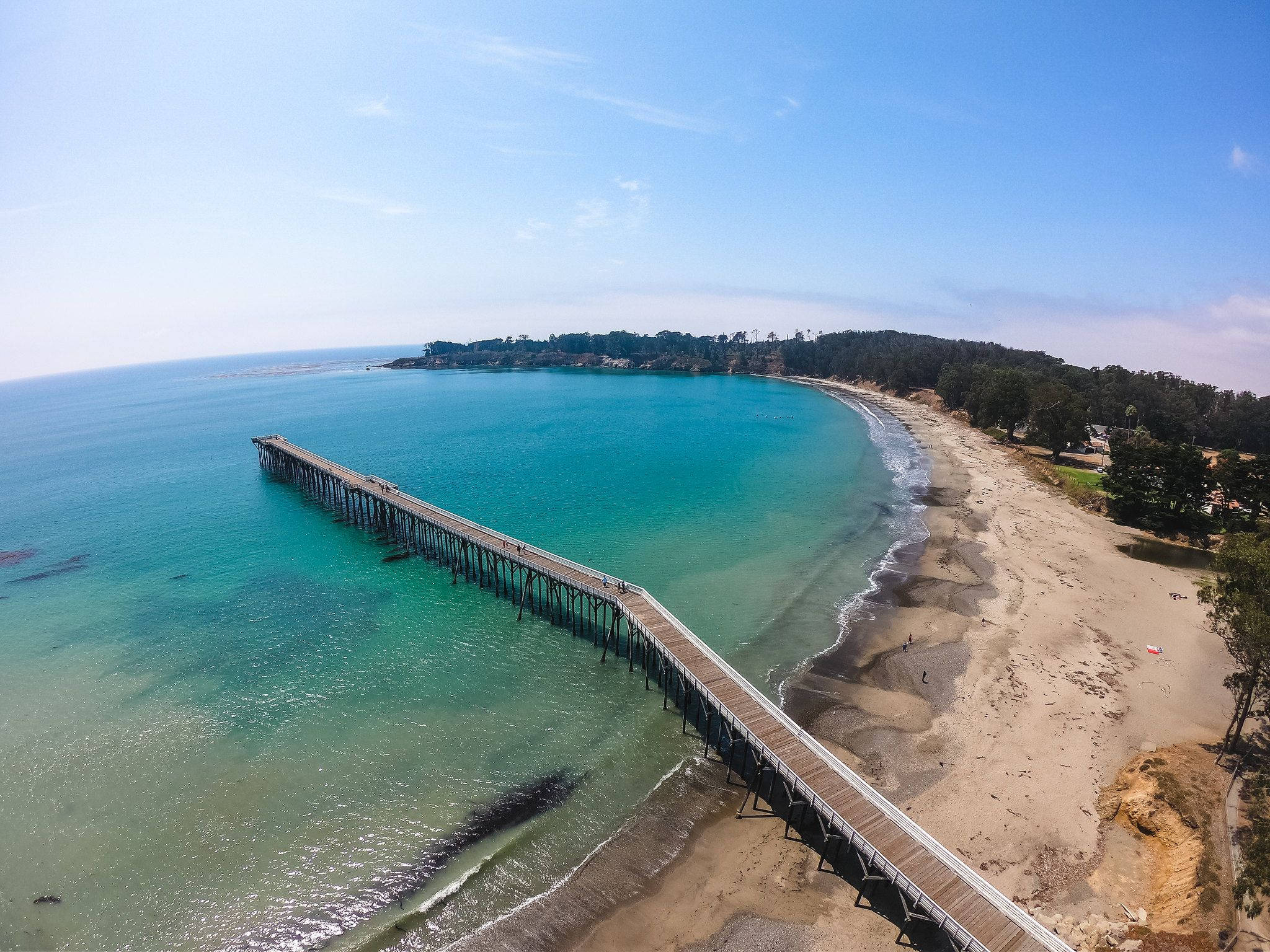 "San Simeon từ trên cao đẹp ngoạn mục" Hình nền
