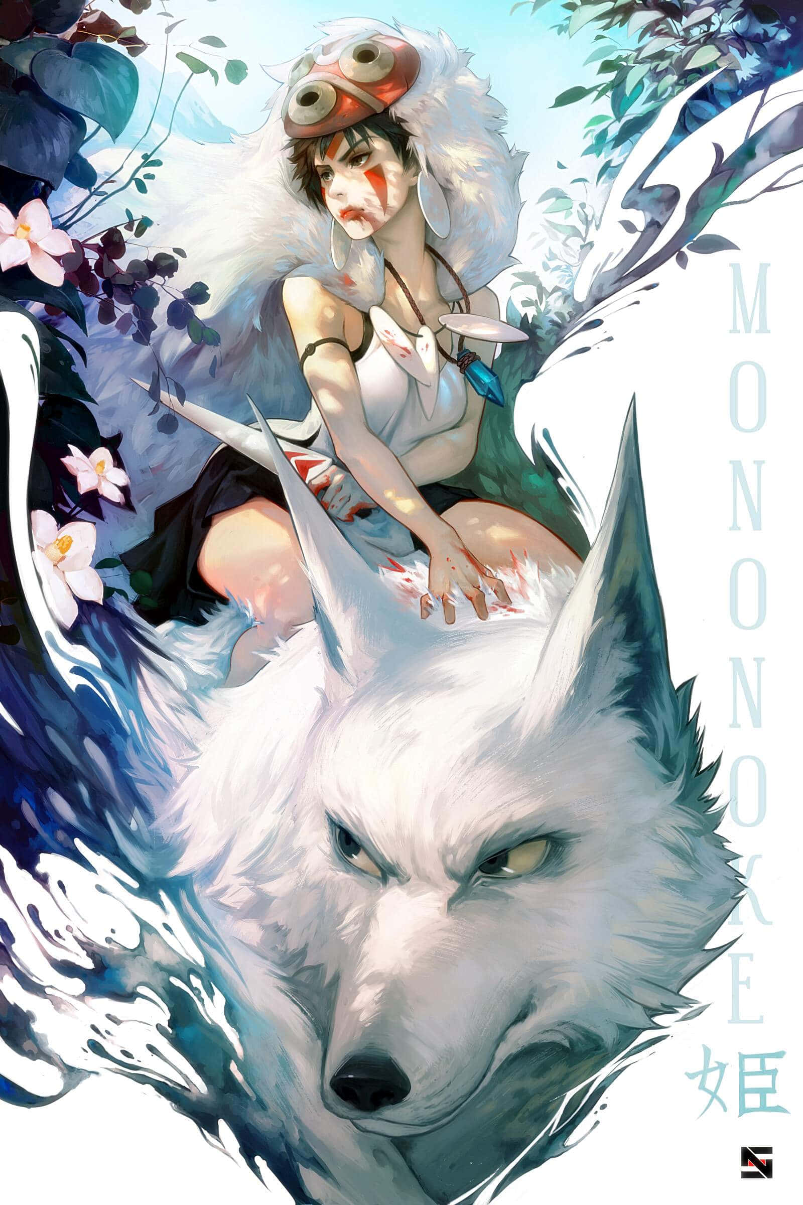 San trong phim Công chúa Mononoke Hình nền