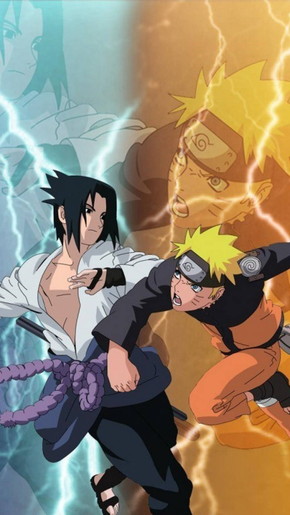 Sasuke Naruto iPhone Ẩu Đả Hình nền