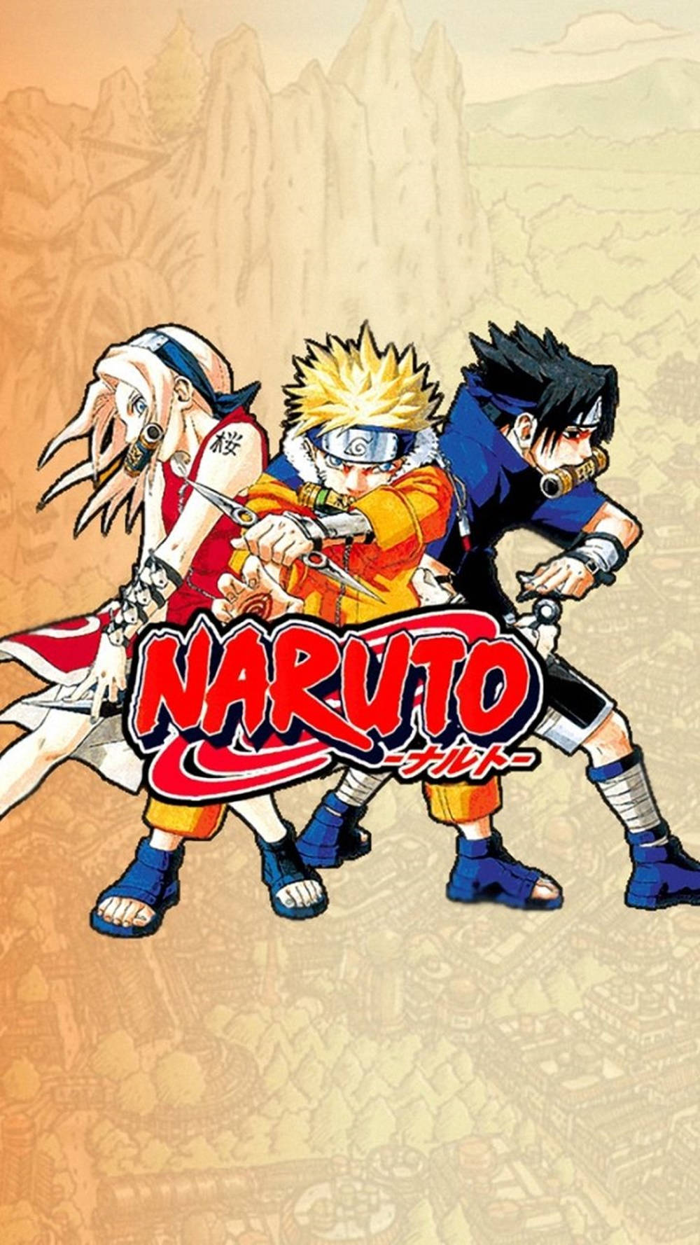 Sasuke Naruto iPhone Logo Chính Thức Hình nền
