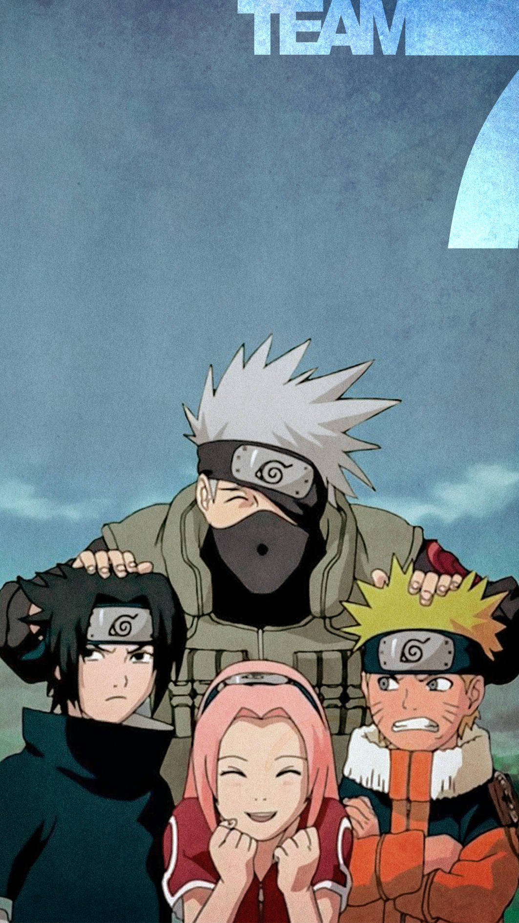 Sasuke Naruto iPhone với Team 7 Hình nền