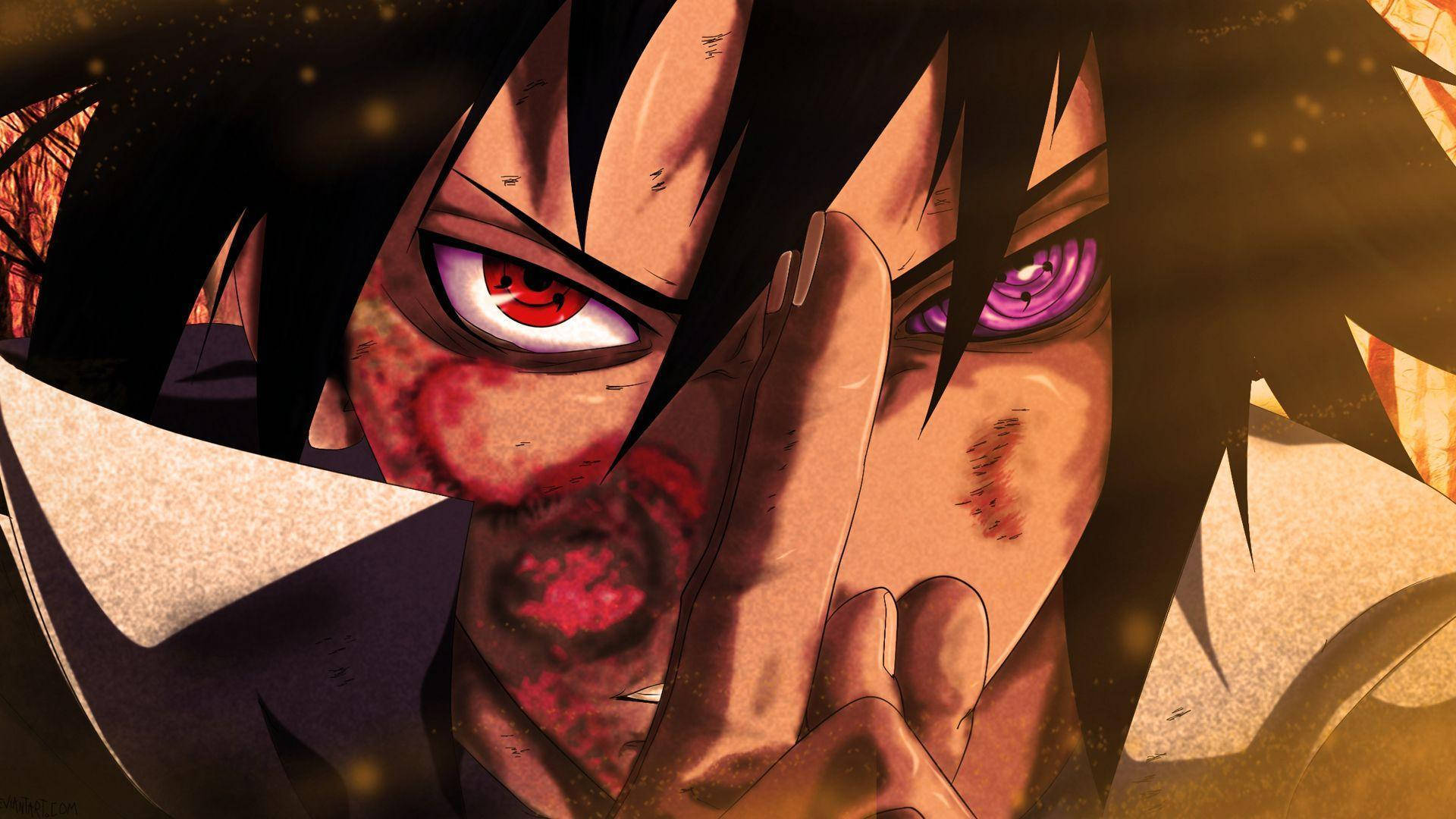 Sasuke, Ninja Mạnh Mẽ và Nguy Hiểm Hình nền