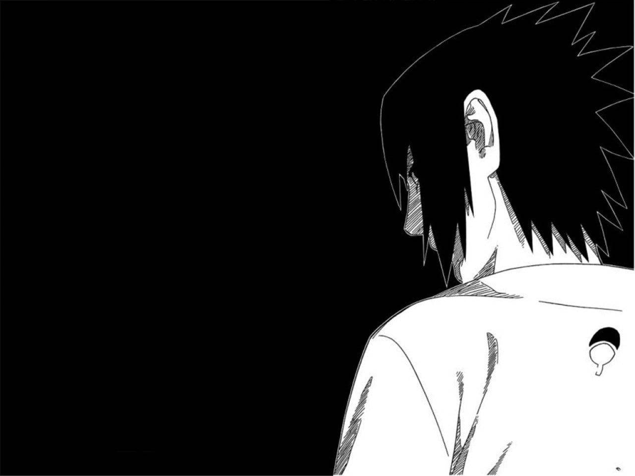 Sasuke Uchiha Anime Đen Hình nền