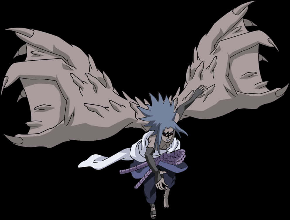Sasuke Uchiha Hóa Ấn Chú Thuật Hình nền