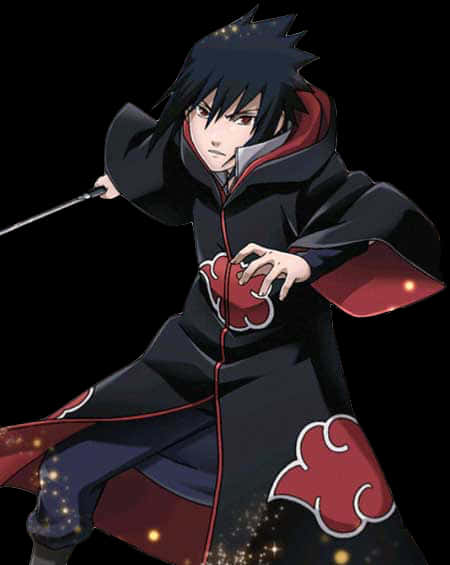 Sasuke Uchiha trong trang phục Akatsuki Hình nền