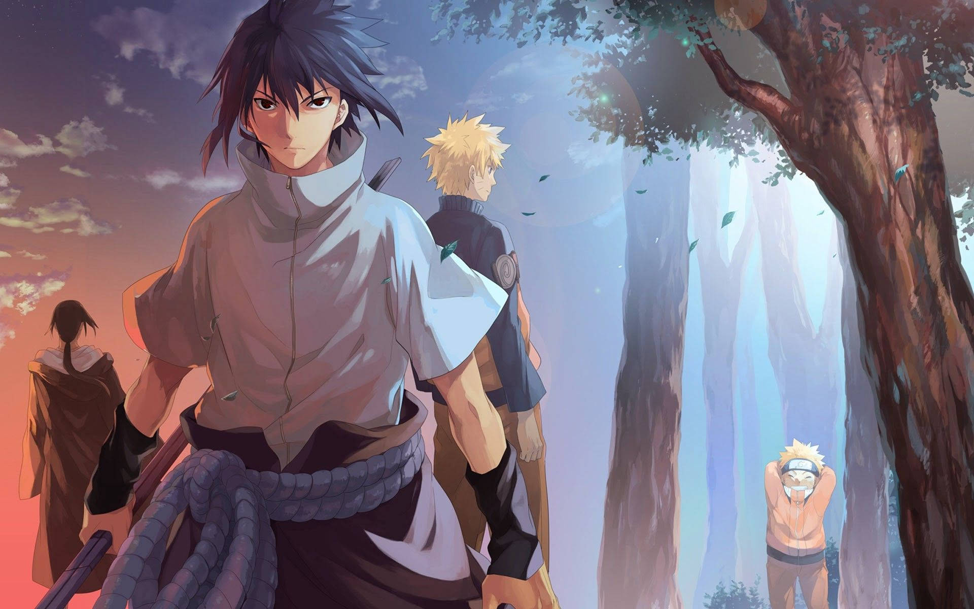 Sasuke và Itachi - Anh Em Uchiha Hình nền