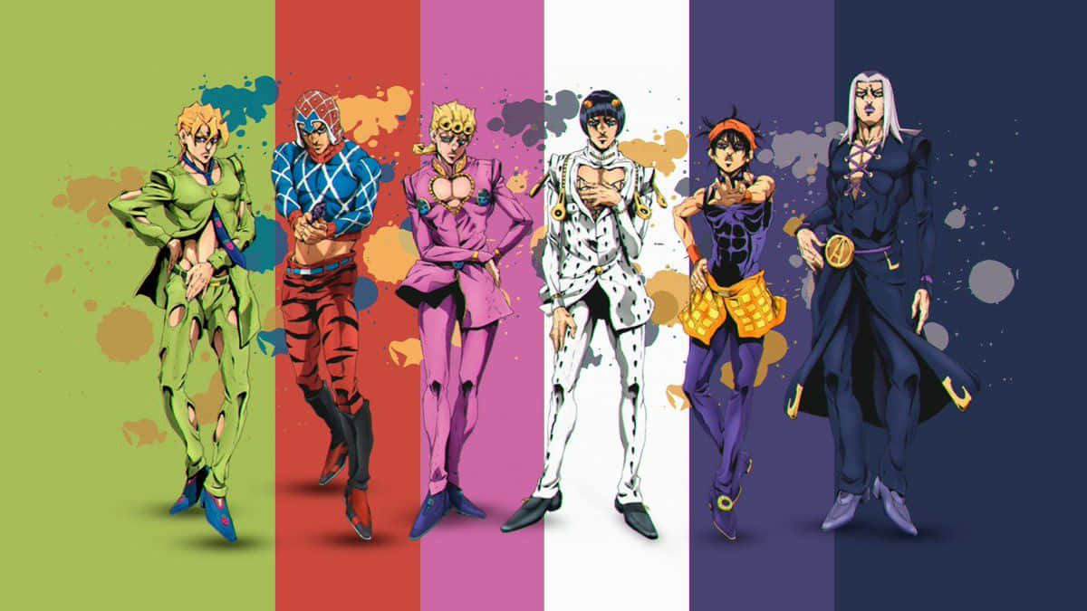 Sáu Cơn Gió Vàng Trong Manga Jojo Hình nền