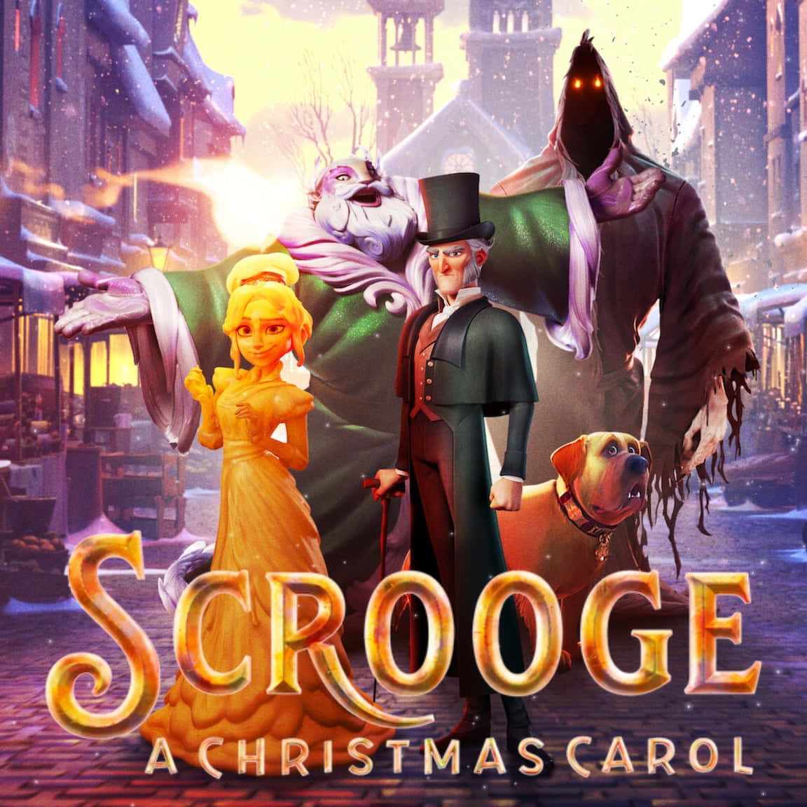 Scrooge trong A Christmas Carol Hình nền