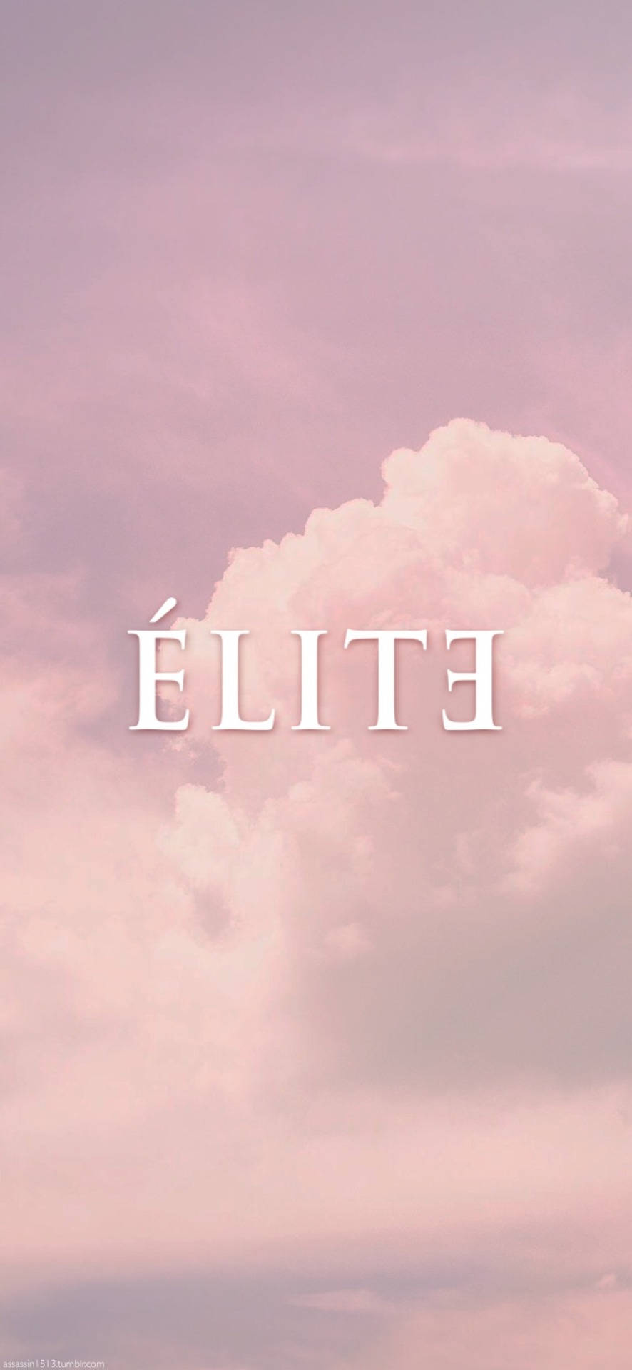 Series Netflix Elite: Dàn diễn viên nổi bật trên nền trời hồng rực rỡ Hình nền