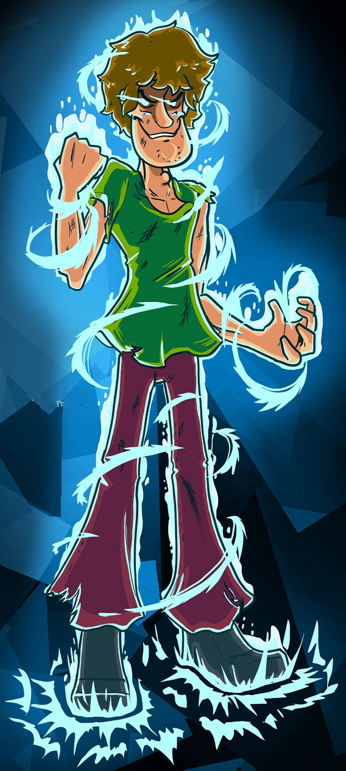 Shaggy Cực Hạn Siêu Năng Lực Phát Sáng Hình nền