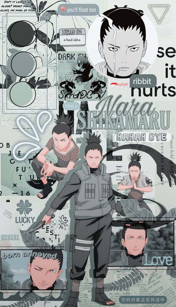 Shikamaru Graffiti Nghệ Thuật Hình nền