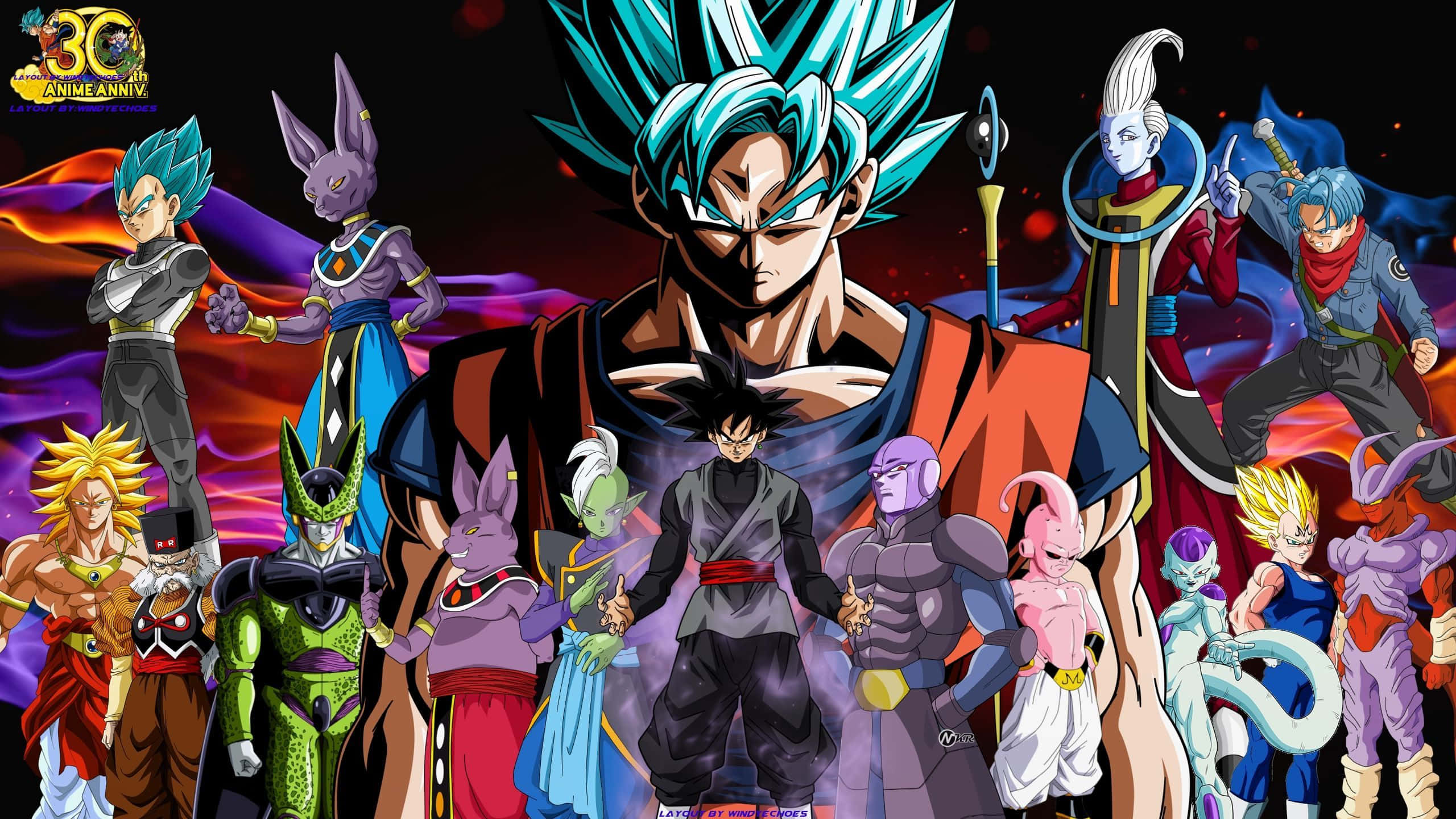 "Siêu Saiyan Hùng Mạnh" Hình nền