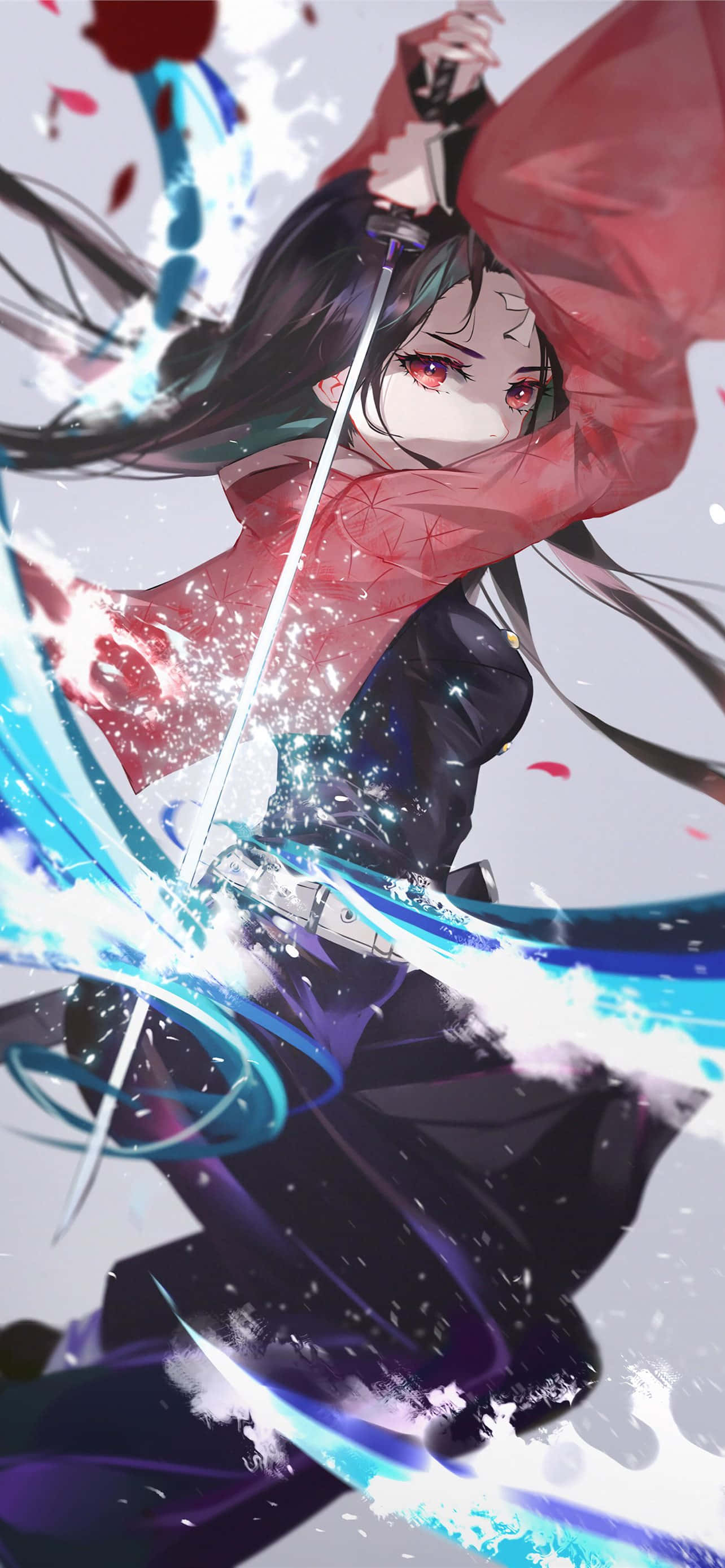Slay demons in style with the Demon Slayer iPhone 11 Hình nền