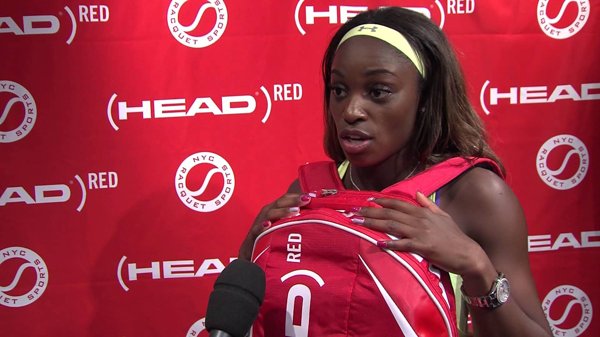 Sloane Stephens cầm túi Head Hình nền