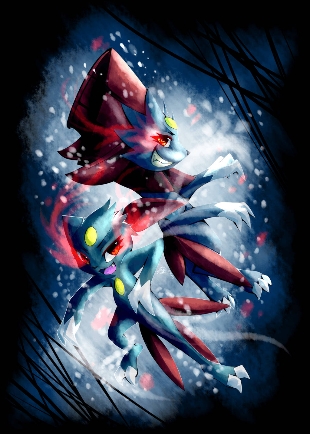Sneasel và Weavile Hình nền