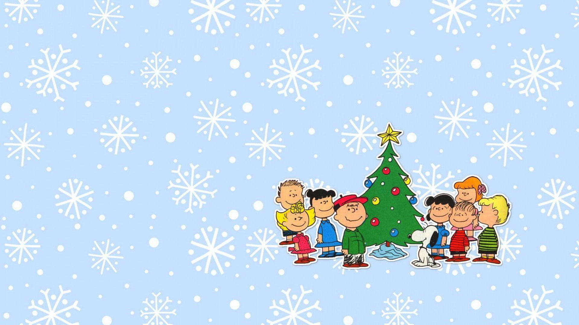 Snoopy Giáng Sinh Bông Tuyết Hình nền