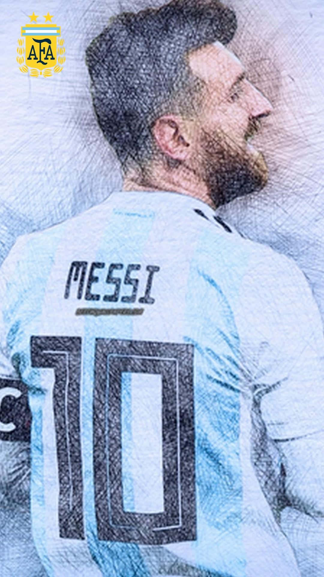 Số 10 Argentina Messi iPhone Hình nền