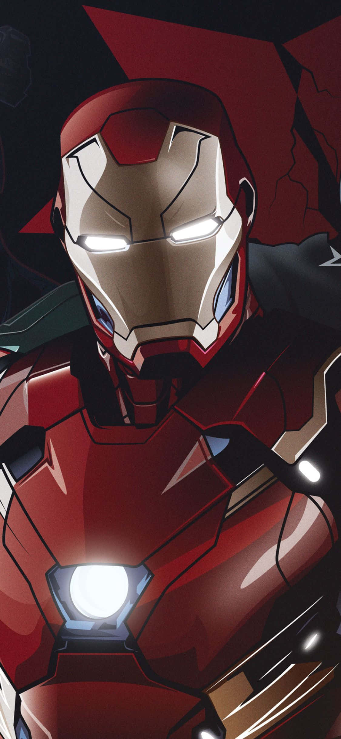 Sở hữu bộ giáp của Tony Stark với Iron Man iPhone X Hình nền