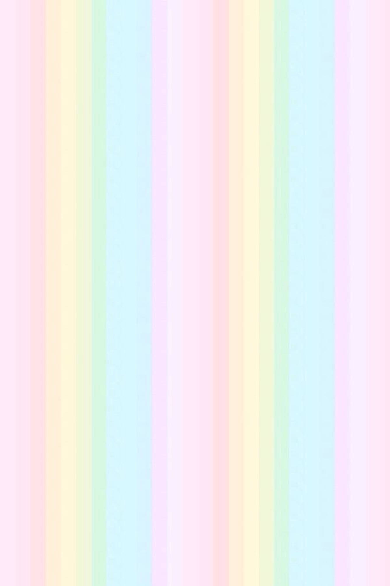 Sọc Cầu Vồng với Bảng Màu Pastel Hình nền