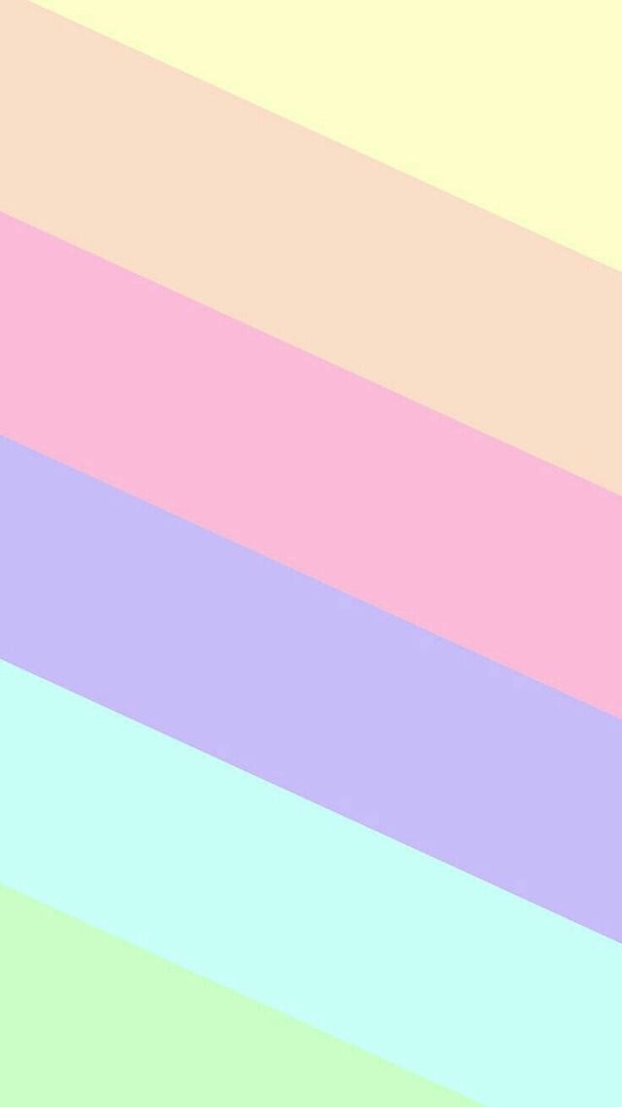 Sọc chéo cầu vồng pastel Hình nền
