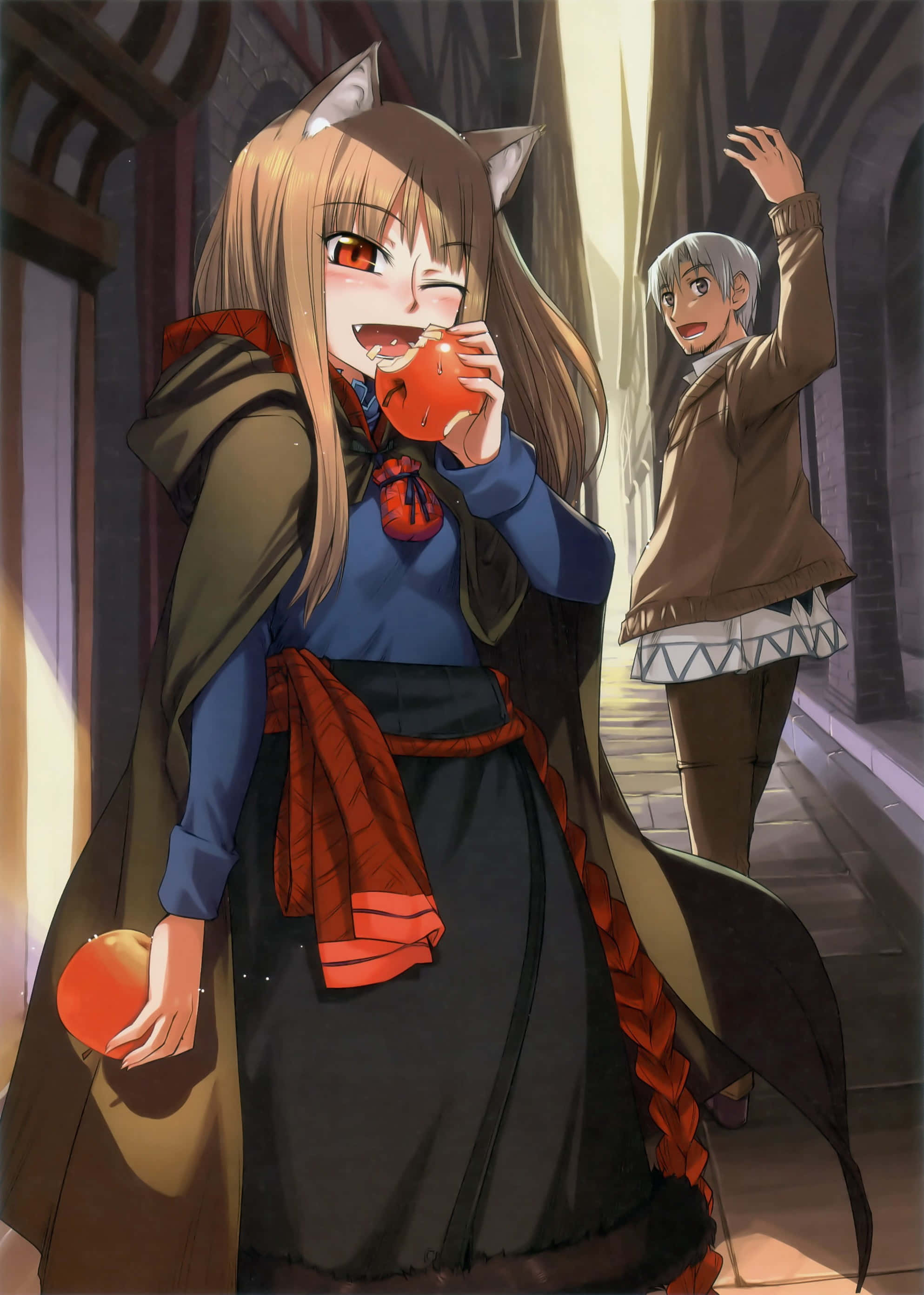Sói Thông Thái của Spice and Wolf Hình nền
