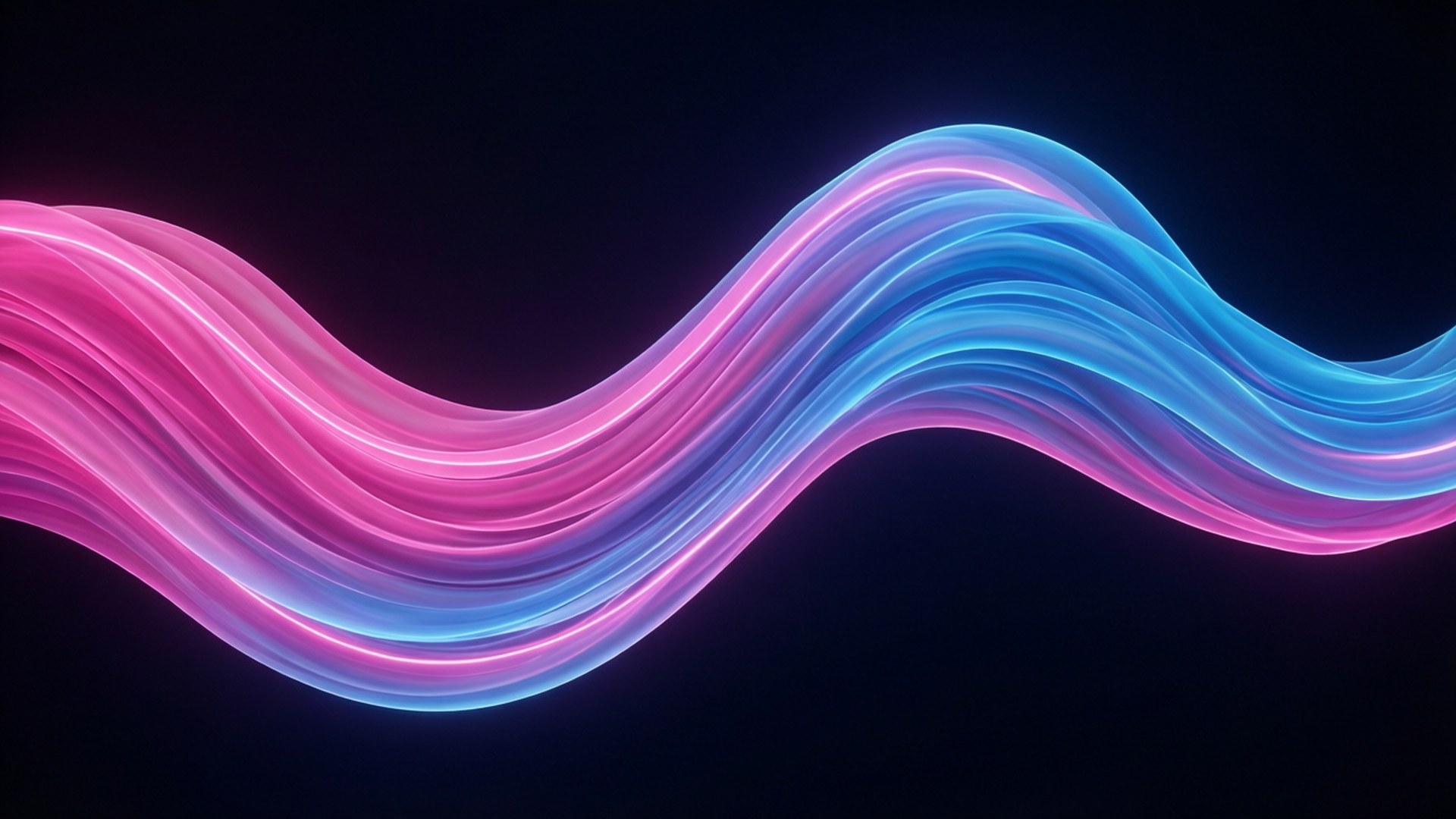 Sóng Neon Trừu Tượng Hình nền