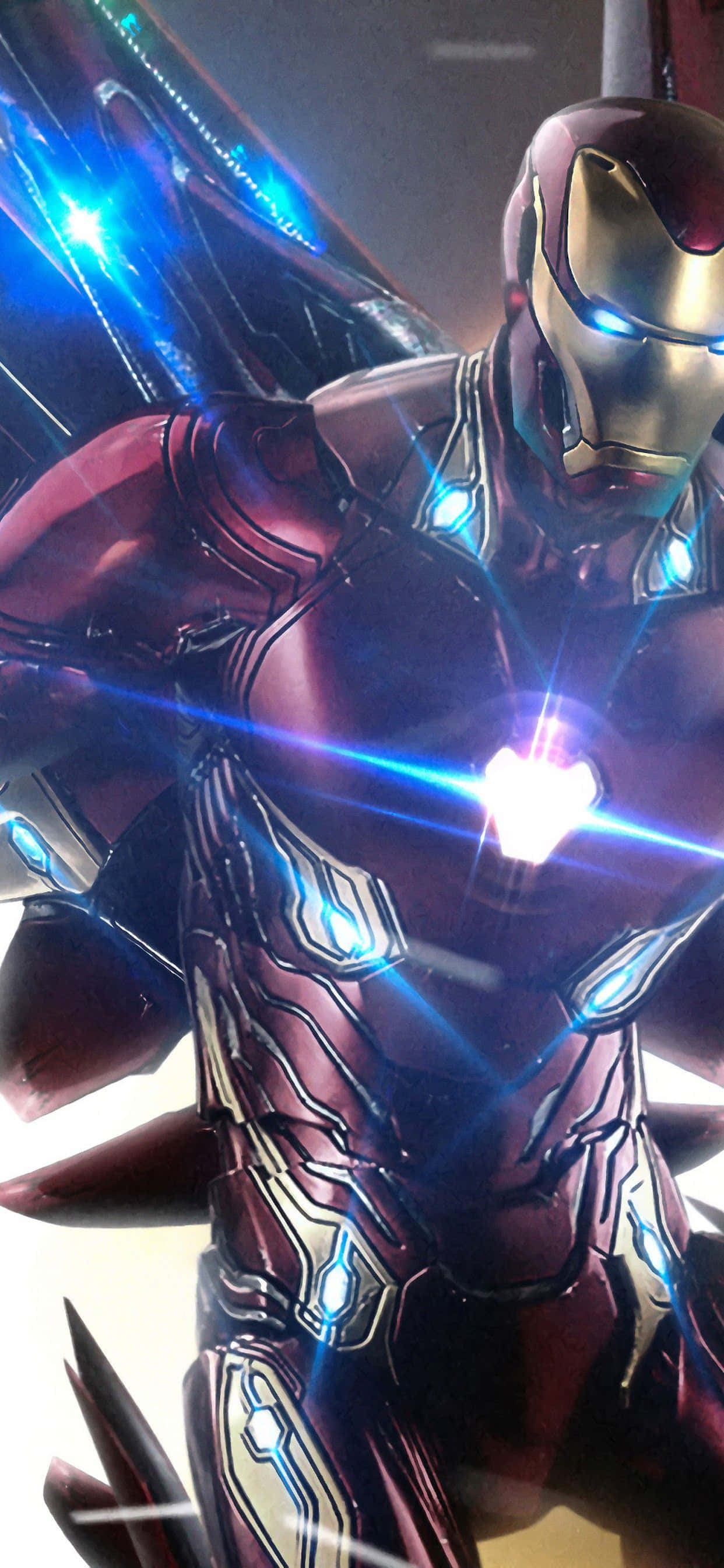 Sống như một tỷ phú playboy nhà từ thiện với phiên bản Iron Man của iPhone X. Hình nền